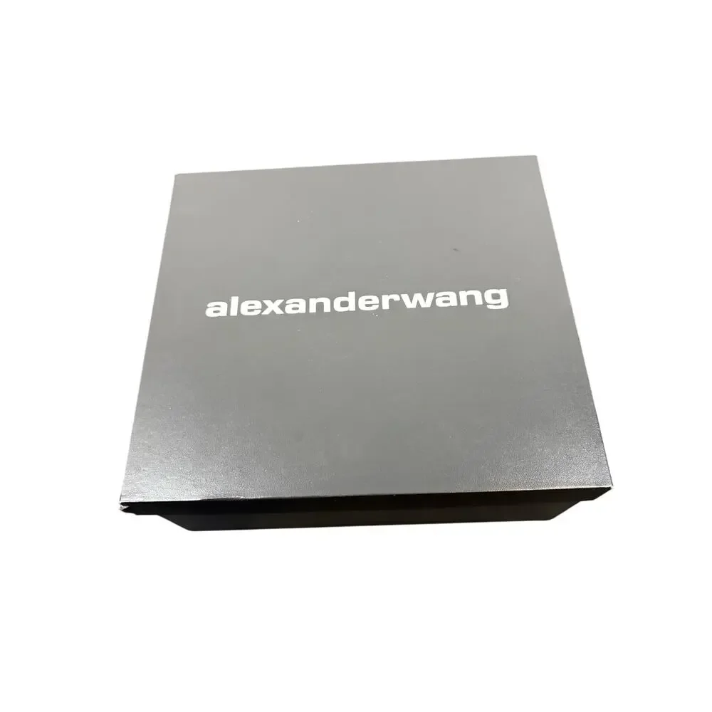 Alexander Wang Carter Platform Chunky Loafer Pump Leather Y2K Fall Statement 7.5